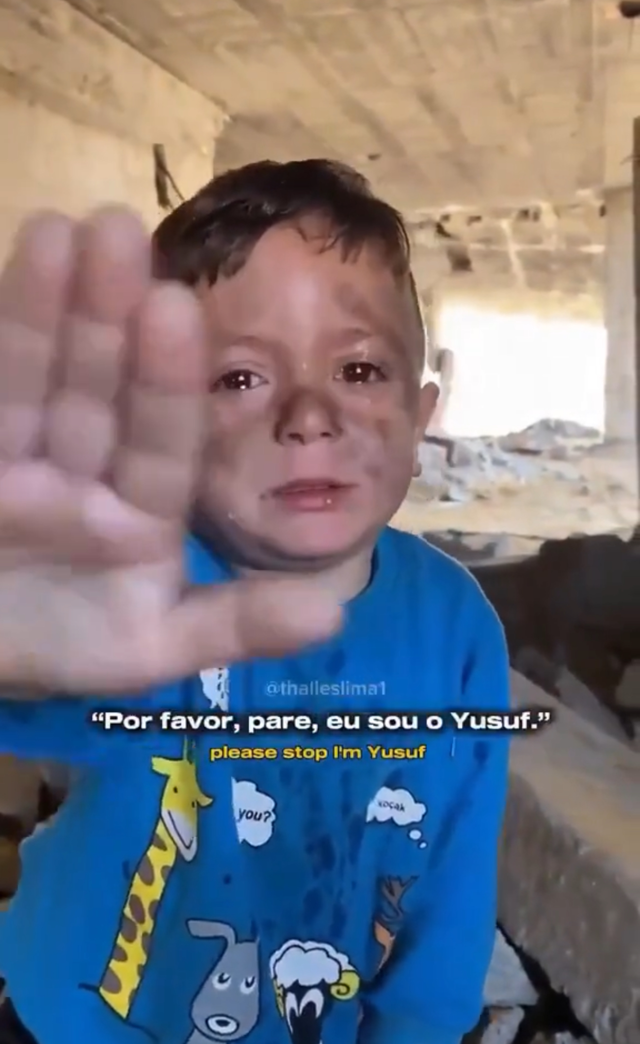‘Jam i uritur, ju lutem ndaloni luftën’ – Thirrja që po prek botën nga një fëmijë në Gaza” img 6589