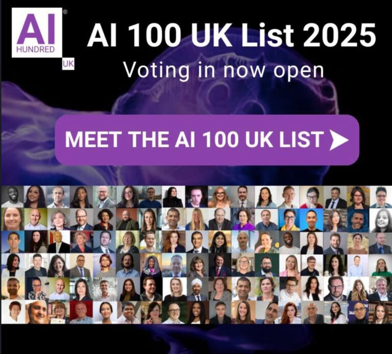 Një zë i ri shqiptar në botën e Inteligjencës Artificiale – Ideja Bajra futet në listën AI 100 UK 2025 img 6668