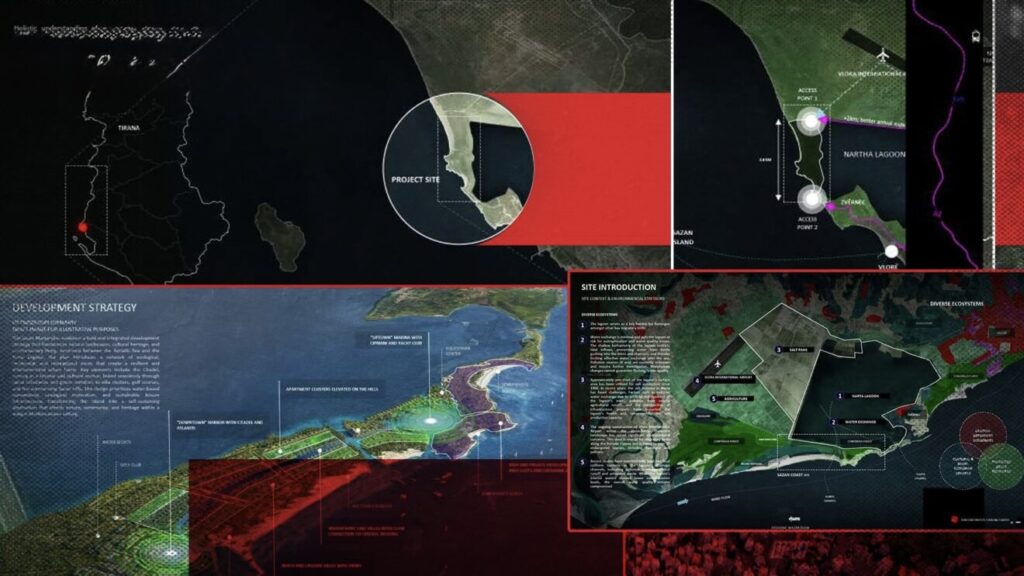 Dokumentet e nëntorit 2025 zbulojnë masterplanin për Zvërnecin: 727 mijë m² ndërtim, marina, kazino dhe vila luksoze në zonën e mbrojtur